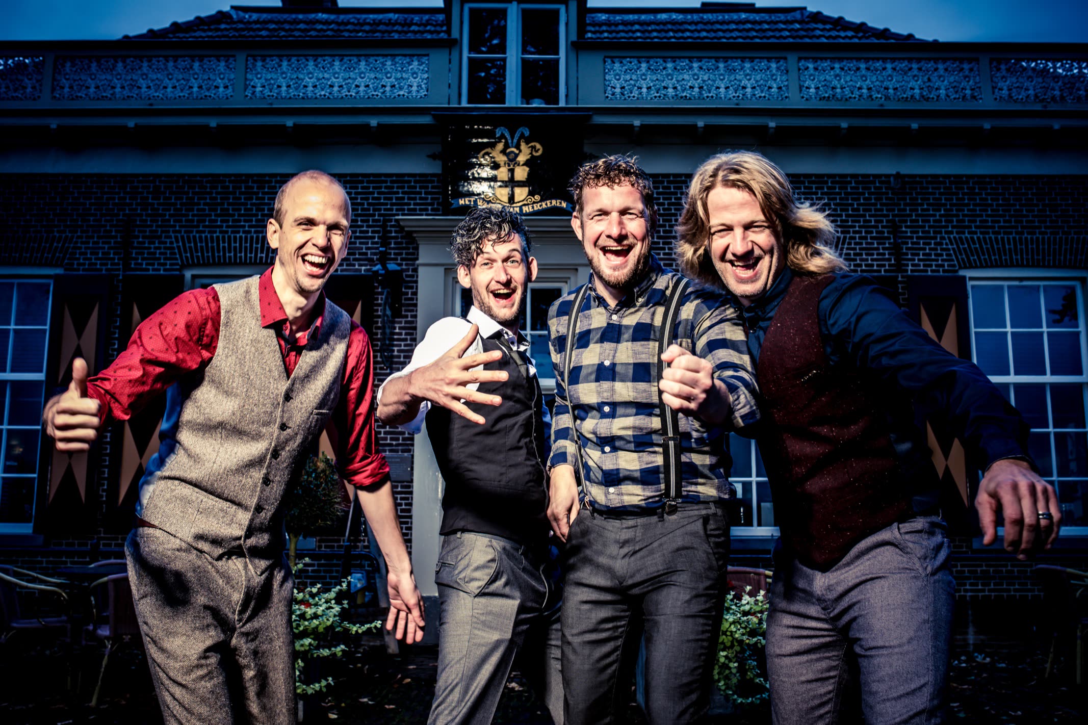 Live muziek op de feestavond